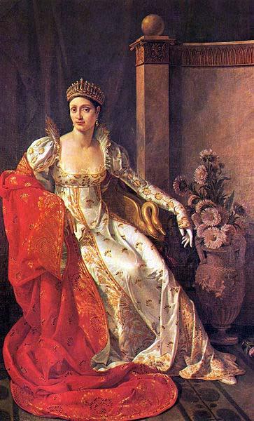 Marie-Guillemine Benoist Portrait of Elisa Bonaparte, Grand Duchess of Tuscany. China oil painting art